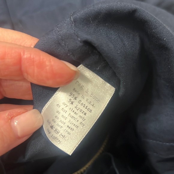 Rag and bone navy blue cotton dress - Picture 9 of 9